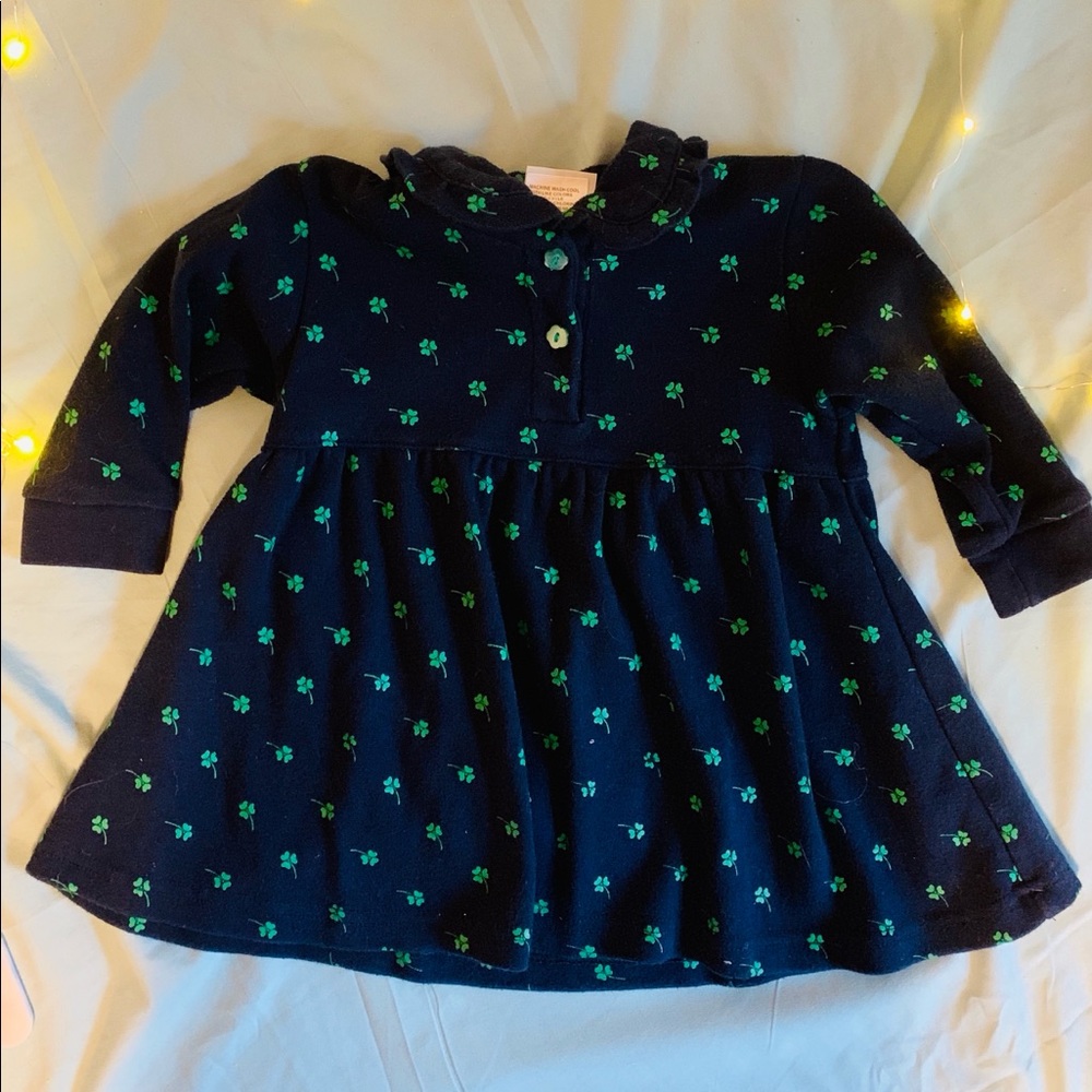6 to 12 months Irish shamrock dress